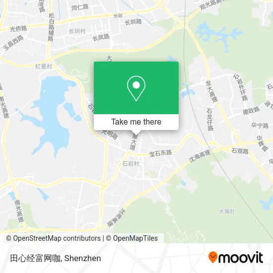 田心经富网咖 map