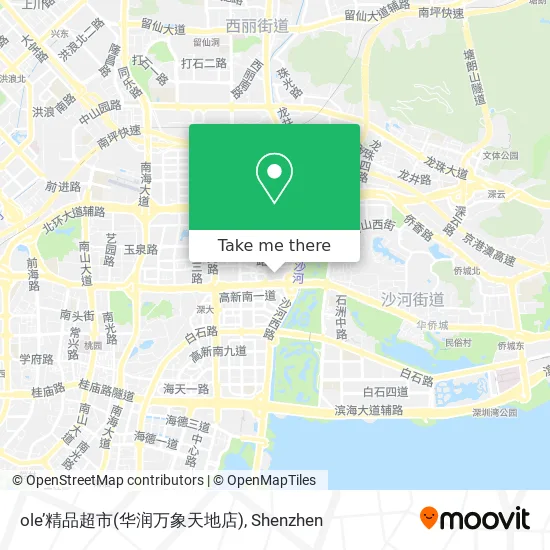 ole’精品超市(华润万象天地店) map
