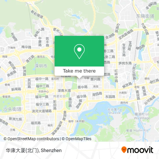 华康大厦(北门) map