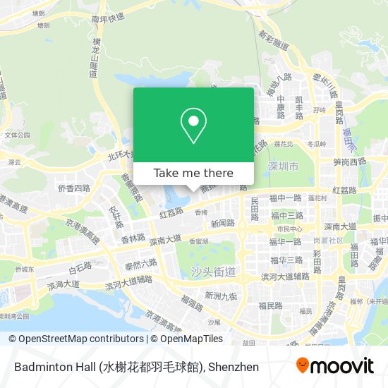 Badminton Hall (水榭花都羽毛球館) map