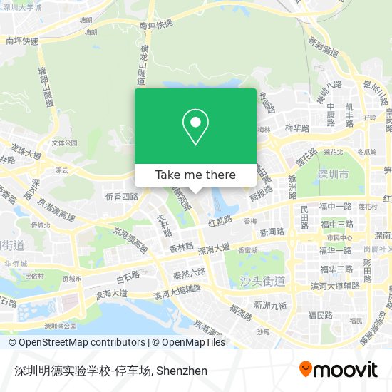 深圳明德实验学校-停车场 map