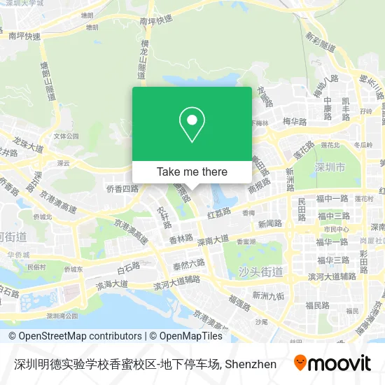 深圳明德实验学校香蜜校区-地下停车场 map