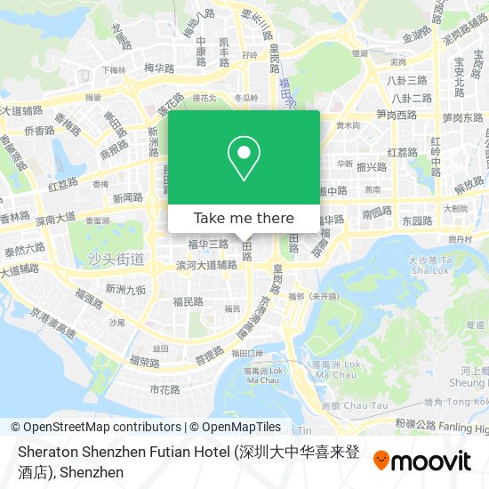 Sheraton Shenzhen Futian Hotel (深圳大中华喜来登酒店) map