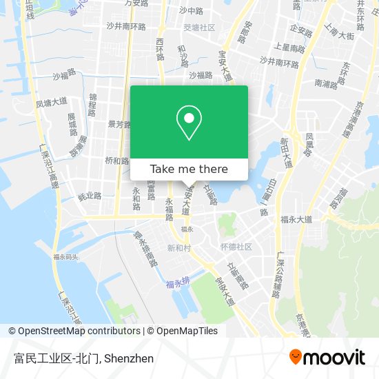 富民工业区-北门 map