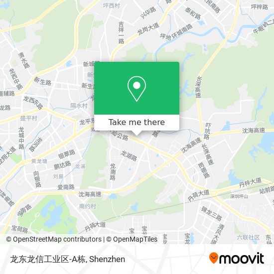 龙东龙信工业区-A栋 map
