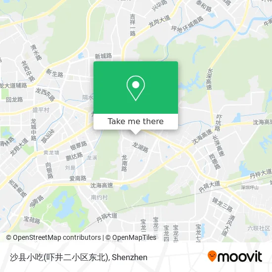 沙县小吃(吓井二小区东北) map