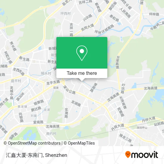 汇鑫大厦-东南门 map