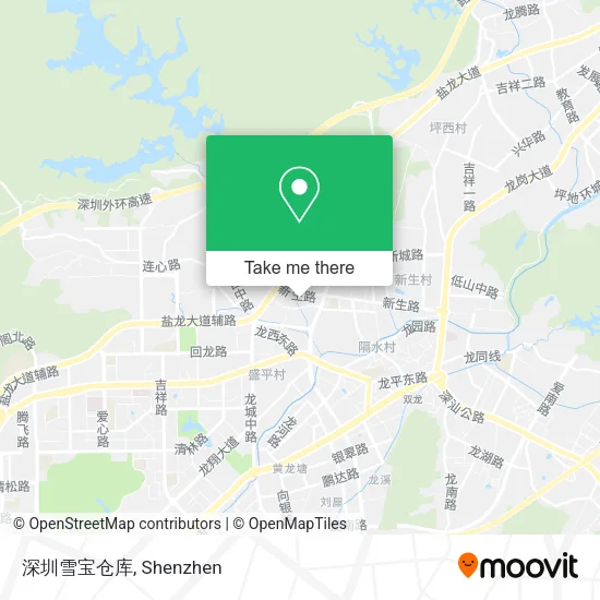 深圳雪宝仓库 map