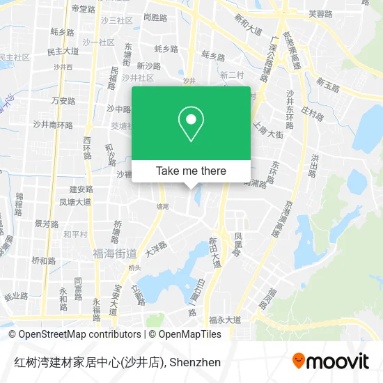 红树湾建材家居中心(沙井店) map
