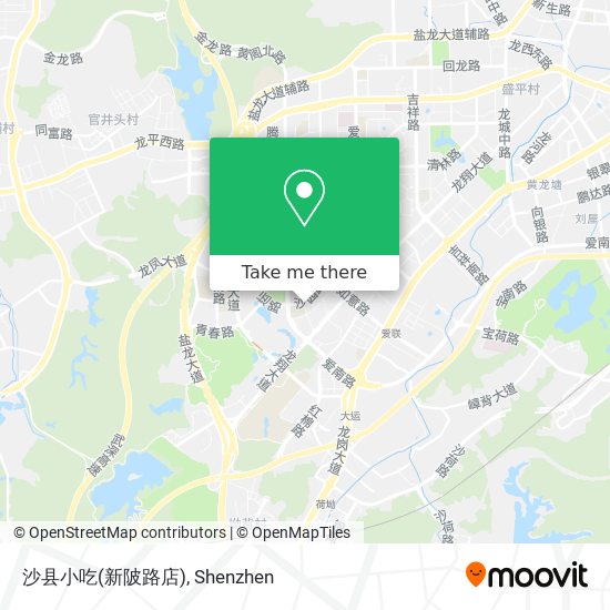 沙县小吃(新陂路店) map