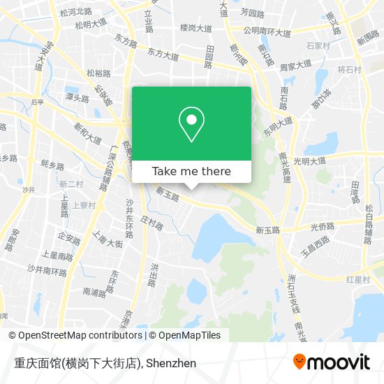 重庆面馆(横岗下大街店) map