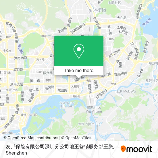 友邦保险有限公司深圳分公司地王营销服务部王鹏 map