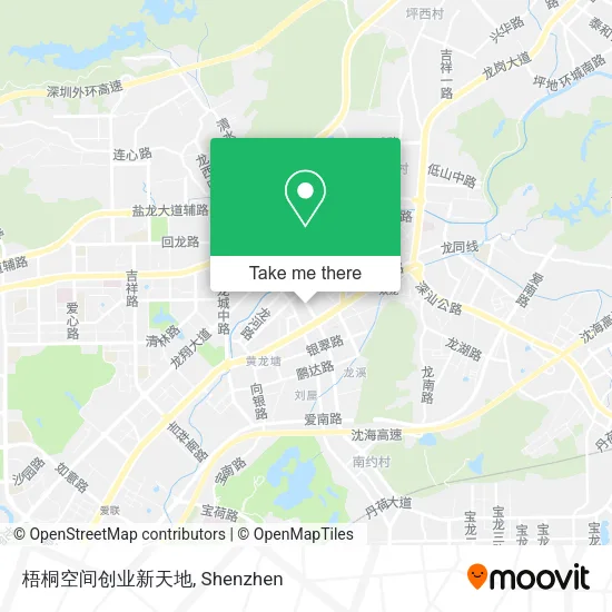 梧桐空间创业新天地 map