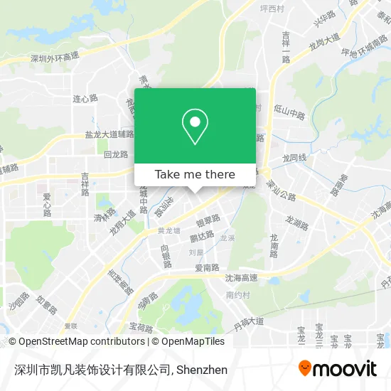 深圳市凯凡装饰设计有限公司 map