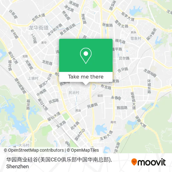 华园商业硅谷(美国CEO俱乐部中国华南总部) map
