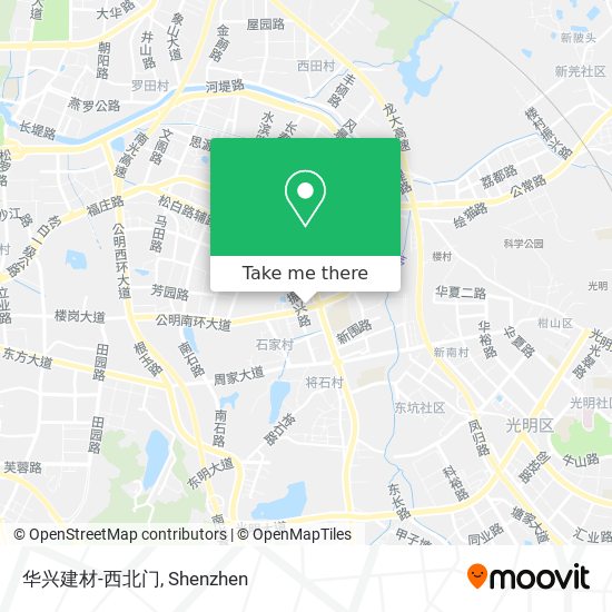 华兴建材-西北门 map
