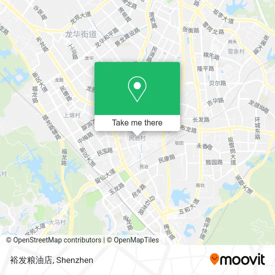 裕发粮油店 map