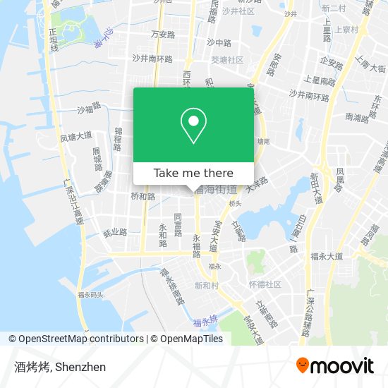 酒烤烤 map