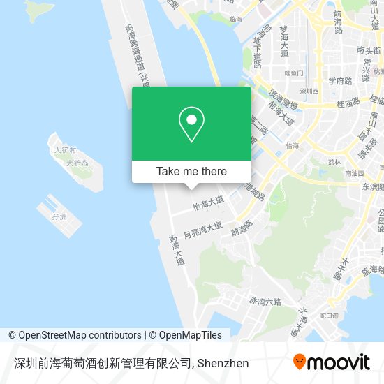深圳前海葡萄酒创新管理有限公司 map