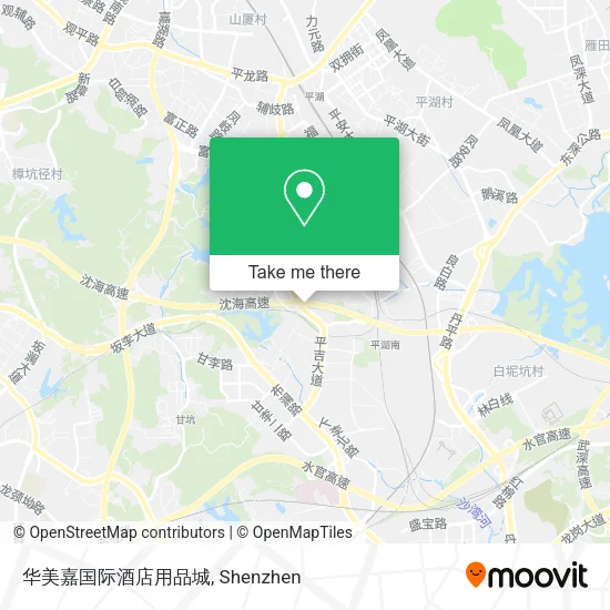 华美嘉国际酒店用品城 map