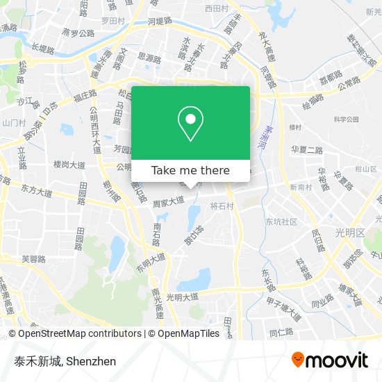 泰禾新城 map