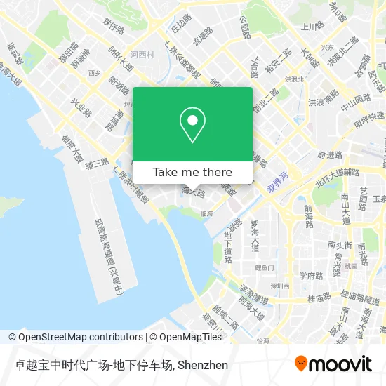 卓越宝中时代广场-地下停车场 map