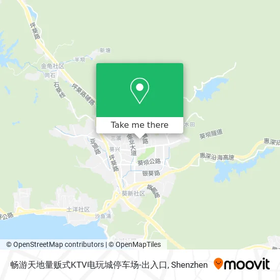 畅游天地量贩式KTV电玩城停车场-出入口 map