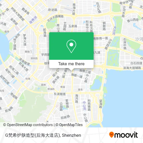 G梵希护肤造型(后海大道店) map