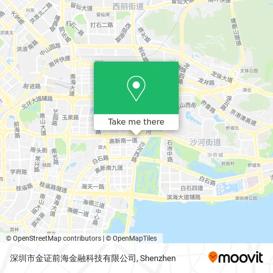 深圳市金证前海金融科技有限公司 map