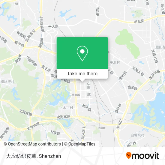 大应纺织皮革 map