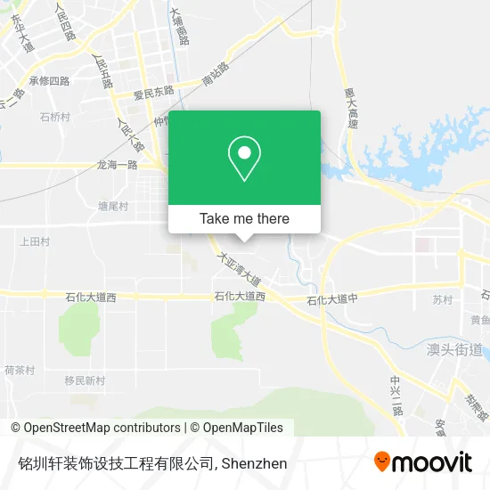 铭圳轩装饰设技工程有限公司 map