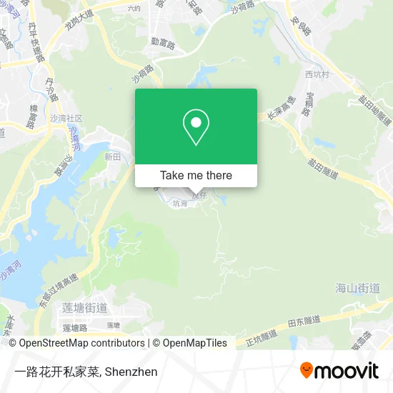 一路花开私家菜 map