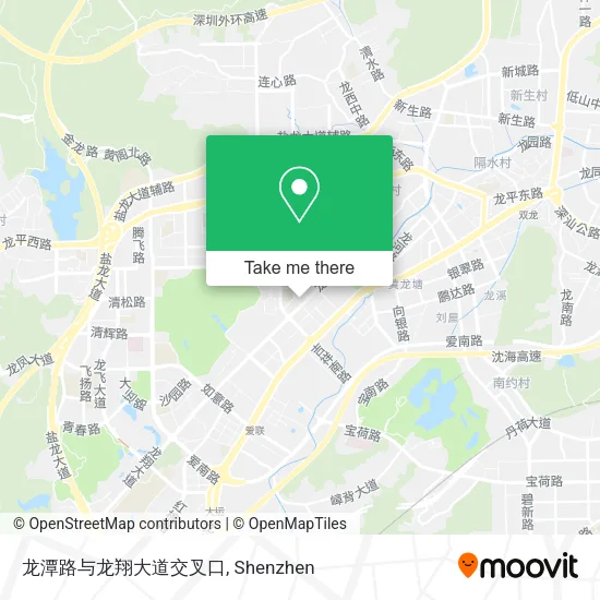 龙潭路与龙翔大道交叉口 map