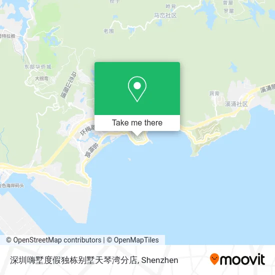 深圳嗨墅度假独栋别墅天琴湾分店 map