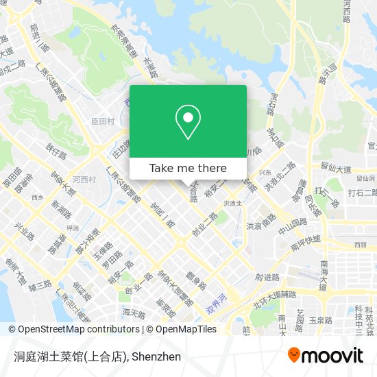 洞庭湖土菜馆(上合店) map