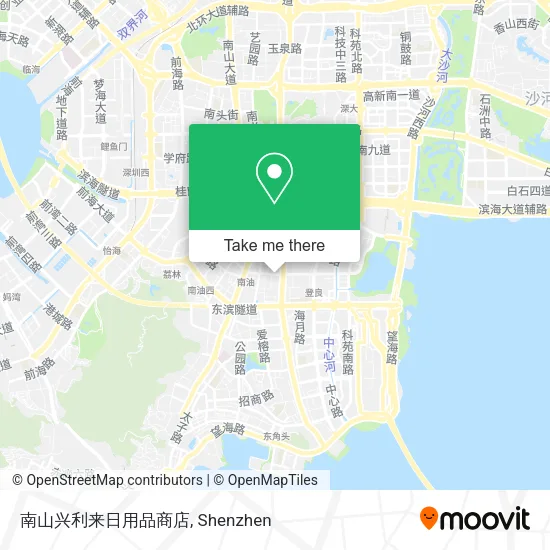 南山兴利来日用品商店 map