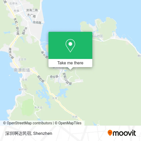 深圳啊达民宿 map