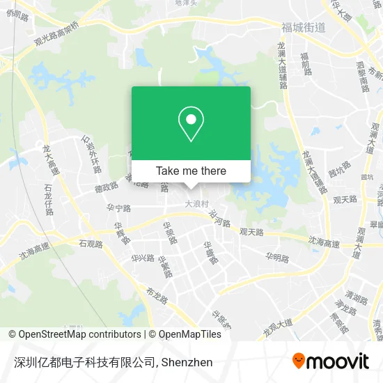 深圳亿都电子科技有限公司 map