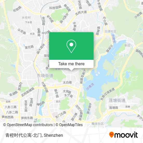 青橙时代公寓-北门 map