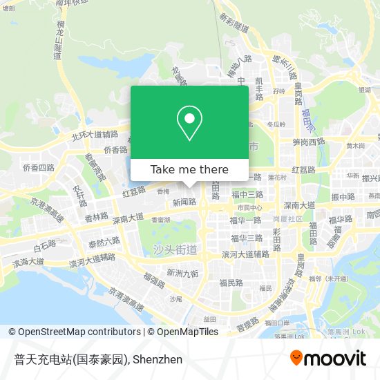 普天充电站(国泰豪园) map