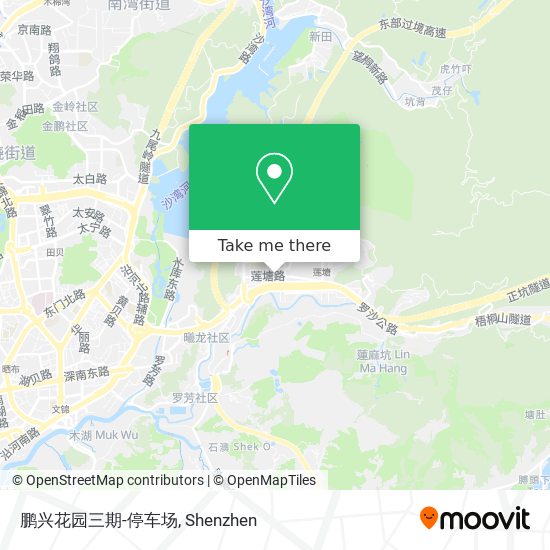 鹏兴花园三期-停车场 map