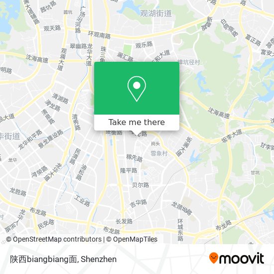 陕西biangbiang面 map