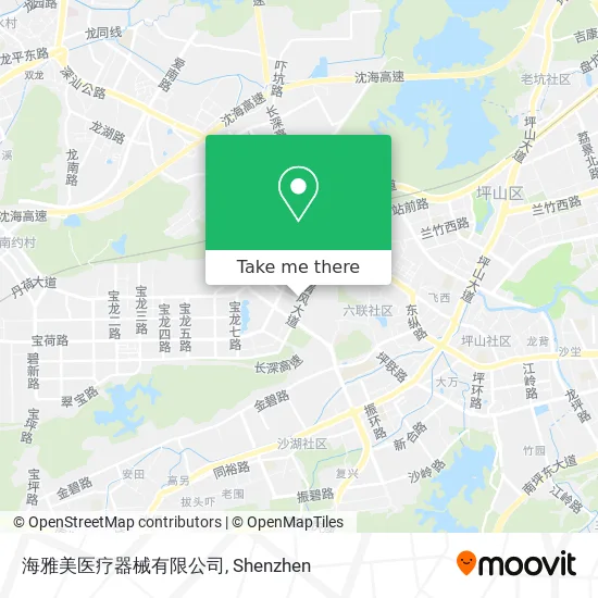 海雅美医疗器械有限公司 map