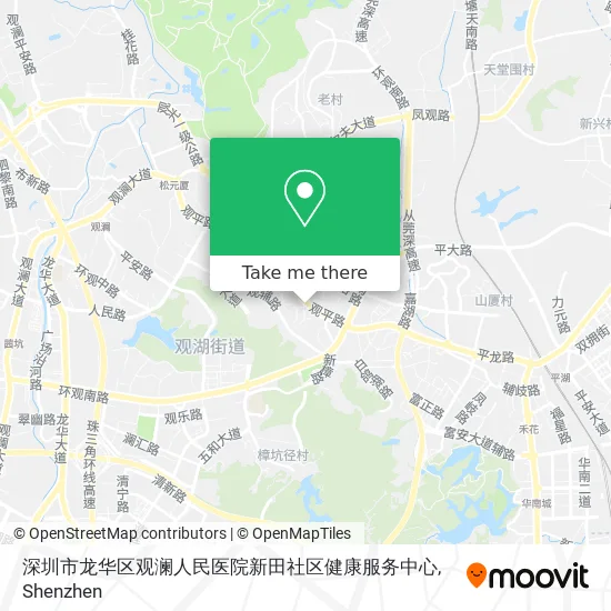 深圳市龙华区观澜人民医院新田社区健康服务中心 map