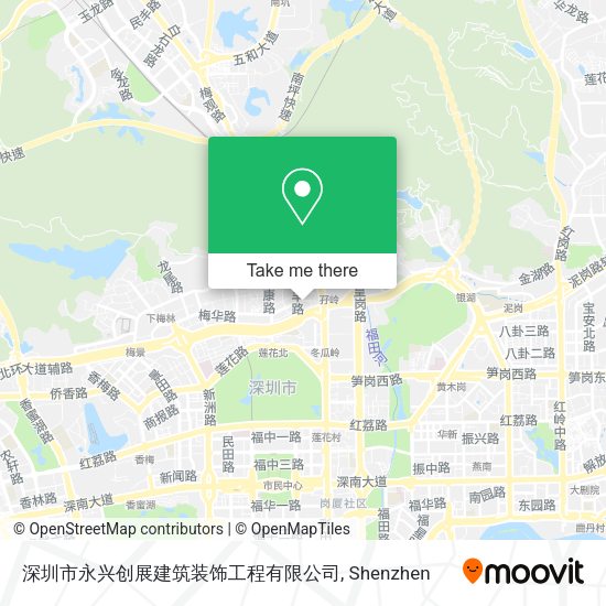 深圳市永兴创展建筑装饰工程有限公司 map