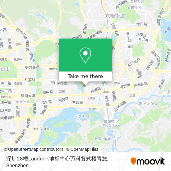 深圳28楼Landmrk地标中心万科复式楼青旅 map