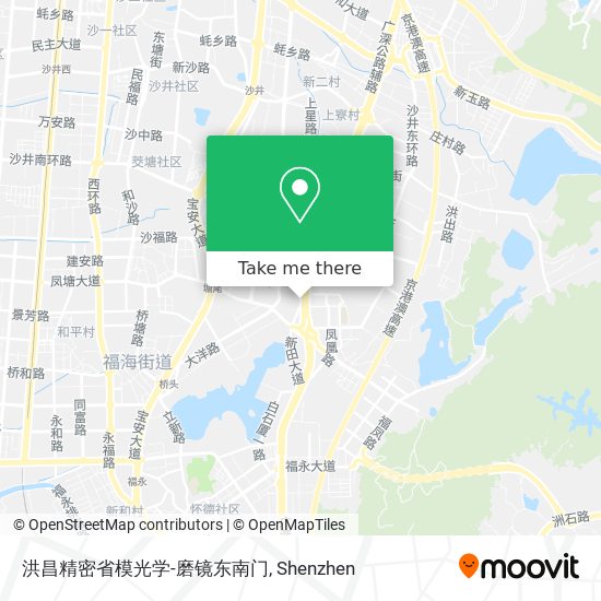 洪昌精密省模光学-磨镜东南门 map