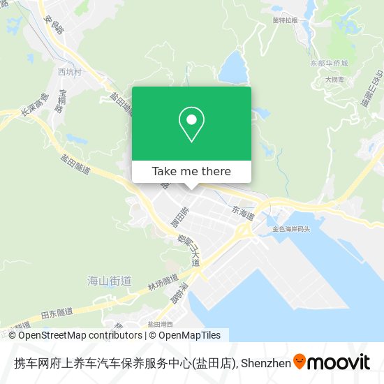 携车网府上养车汽车保养服务中心(盐田店) map