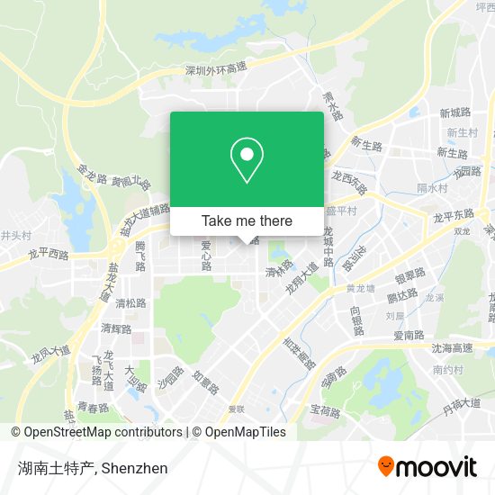 湖南土特产 map