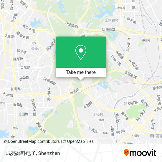 成亮高科电子 map
